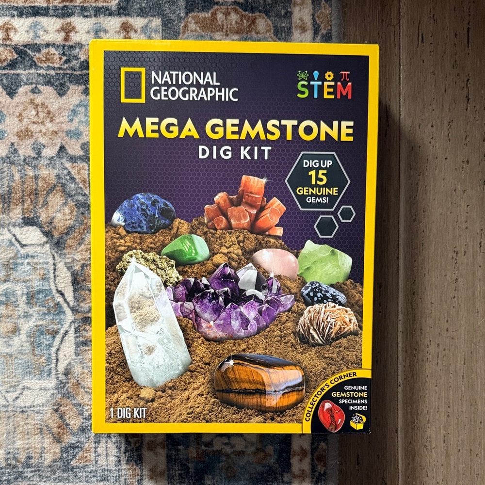 National Geographic Vibrant Gemstone Discovery Kit